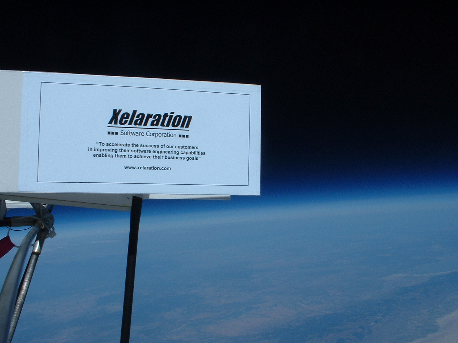 Xelaration at the Edge of Space